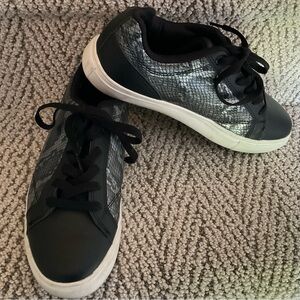 Fila Black and Silver Sneakers